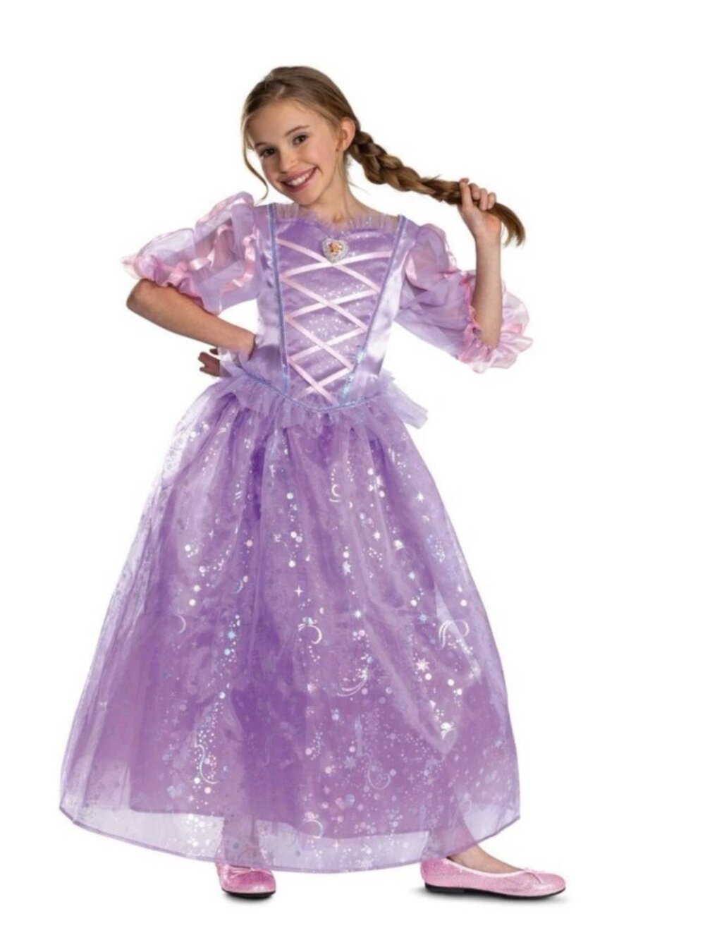 Princess Rapunzel 3T/4T Halloween Costume Purple Dress Tangled Disney Toddler